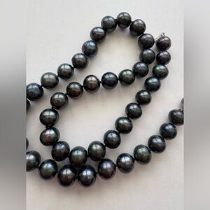 Imperial pearls by Josh Bazar, Black 20”, freshwater cultured, 925 sterling